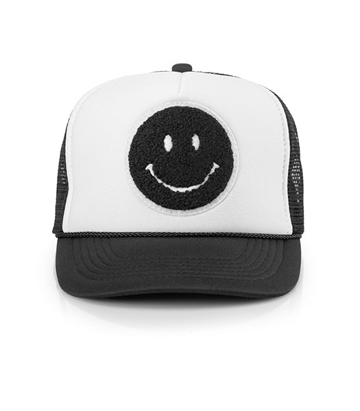 Smiley Face Kids Trucker Hat