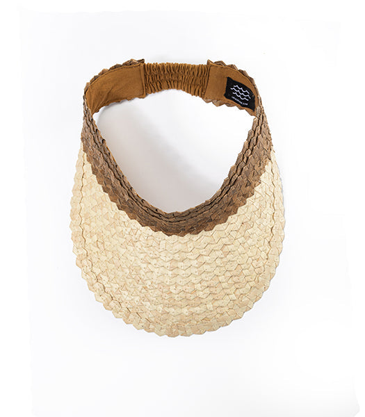 Two Tone Playa Straw Visor