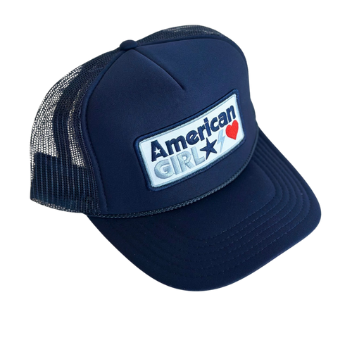 American Girl Patch Trucker Hat