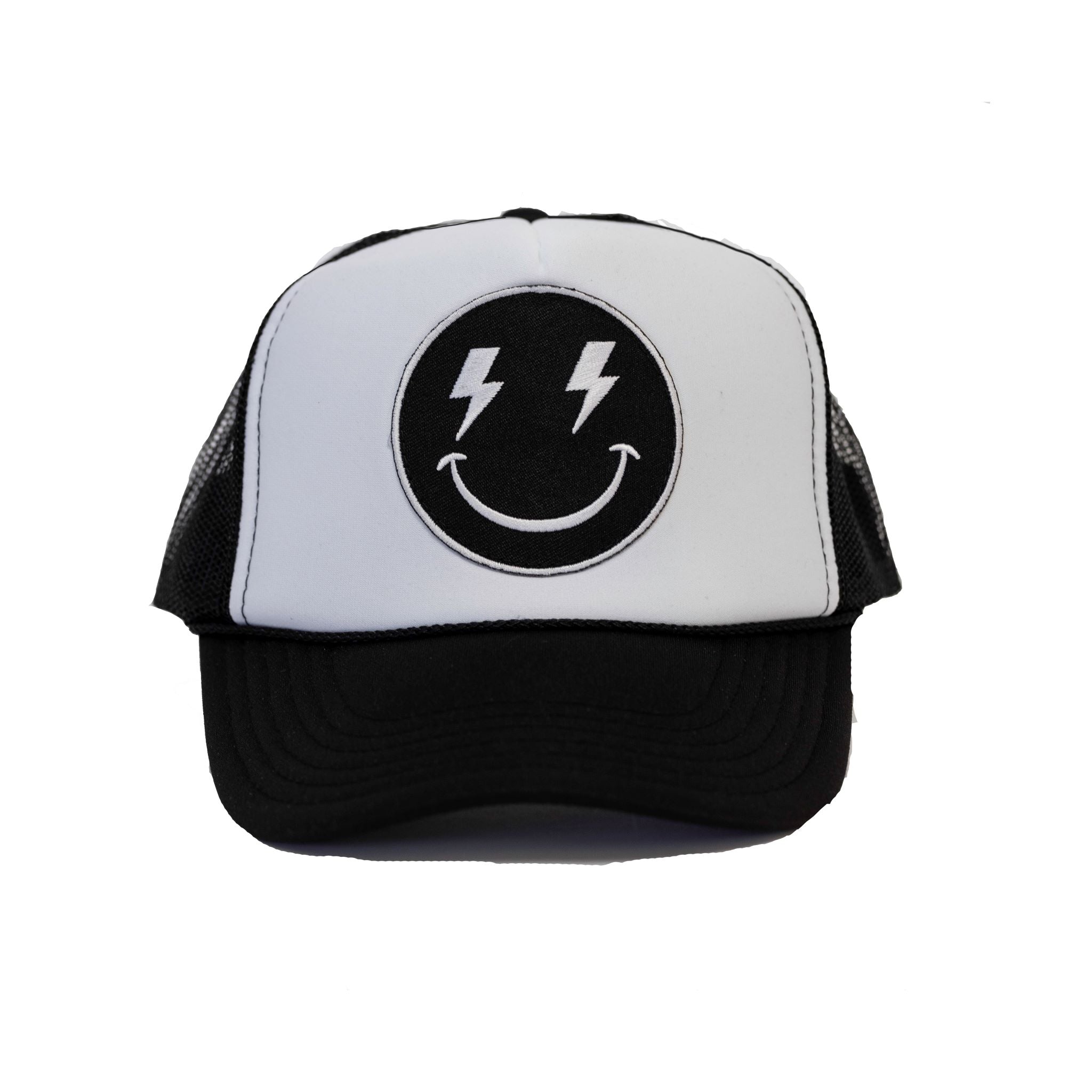 Bolt Smiley Patch Trucker Hat