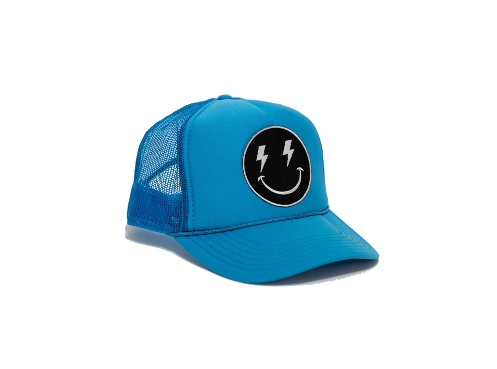 Bolt Smiley Patch Trucker Hat