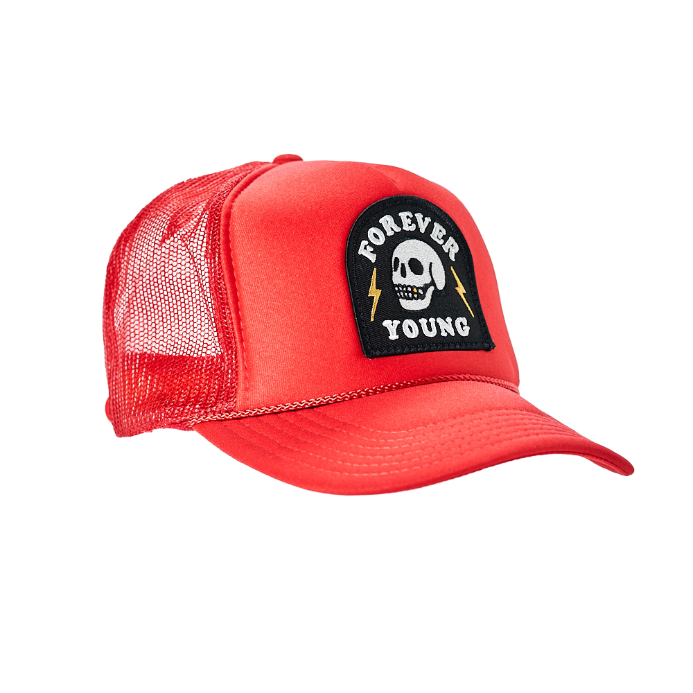 Forever Young Patch Trucker Hat