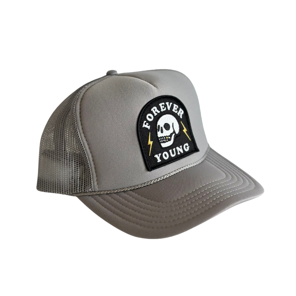Forever Young Patch Trucker Hat